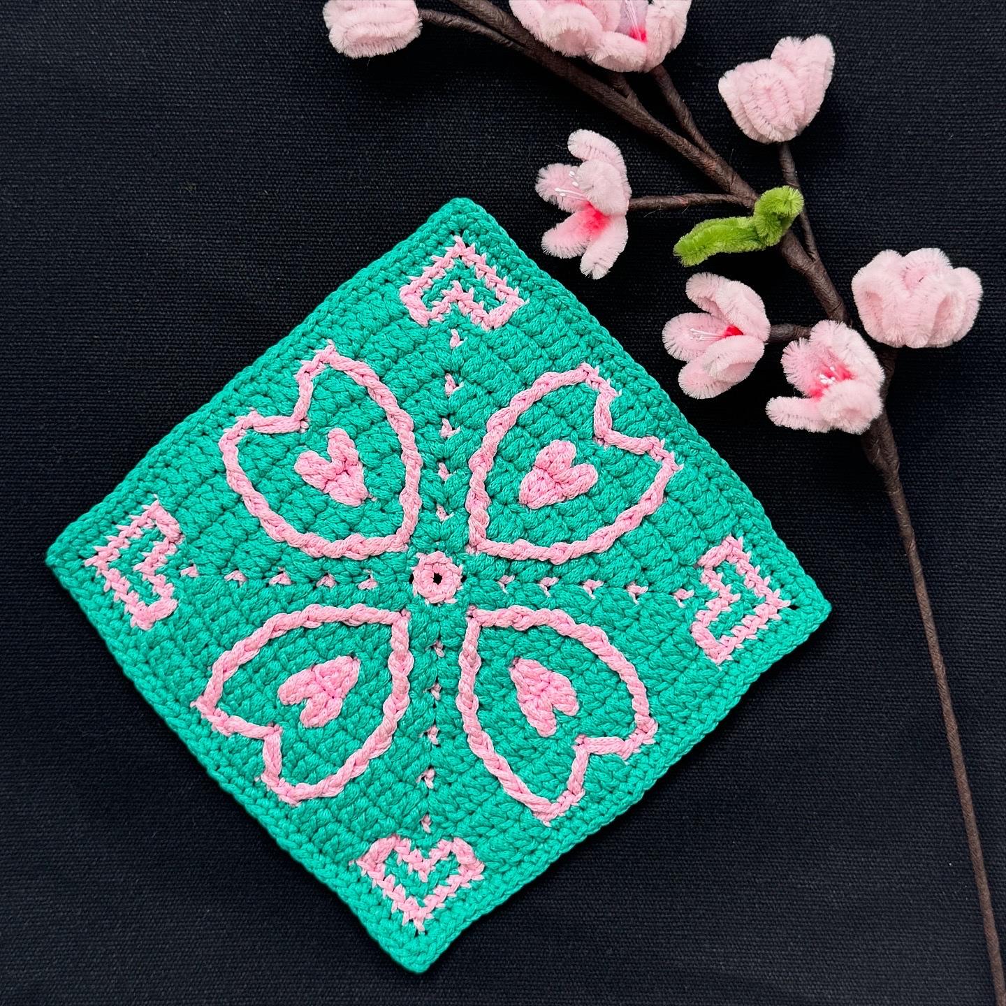 Sakura Mosaic Square