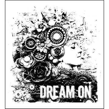 Prima Marketing Finnabair Wood Mounted Stamps 2.9"X3.4" - Dream On