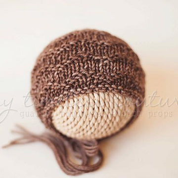 Chevron Ripples Newborn Bonnet