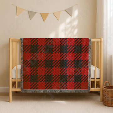 C2C CROCHET PATTERN Red Plaid Blanket Scottish Tartan Afghan Checkered Lapghan
