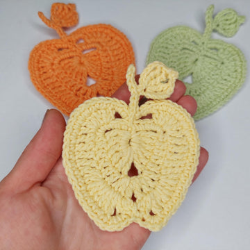 Coaster apple pattern crochet