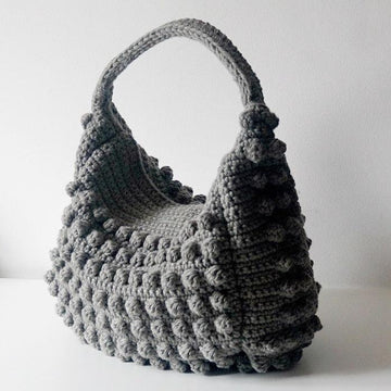 Grey Bobble Bag
