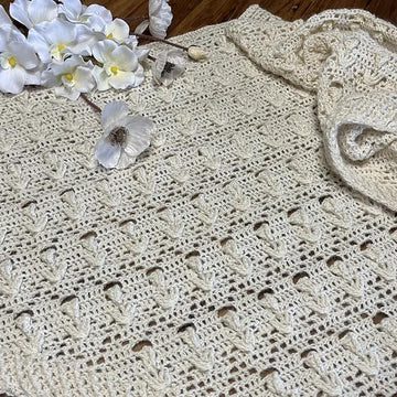 Ever After Rose Shawl