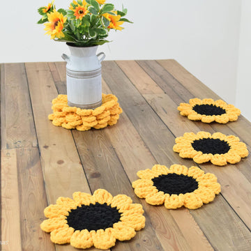 Sunflower Power Coasters