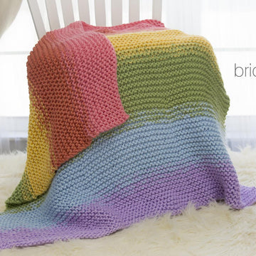 Rainbow Pocket Blanket Knit
