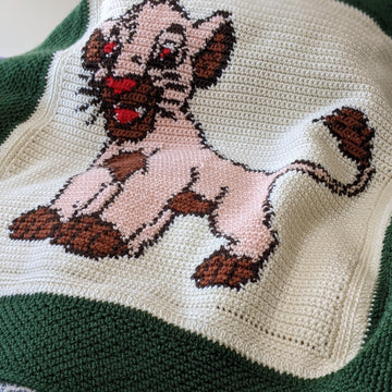 Baby Lion Crochet Graphgan