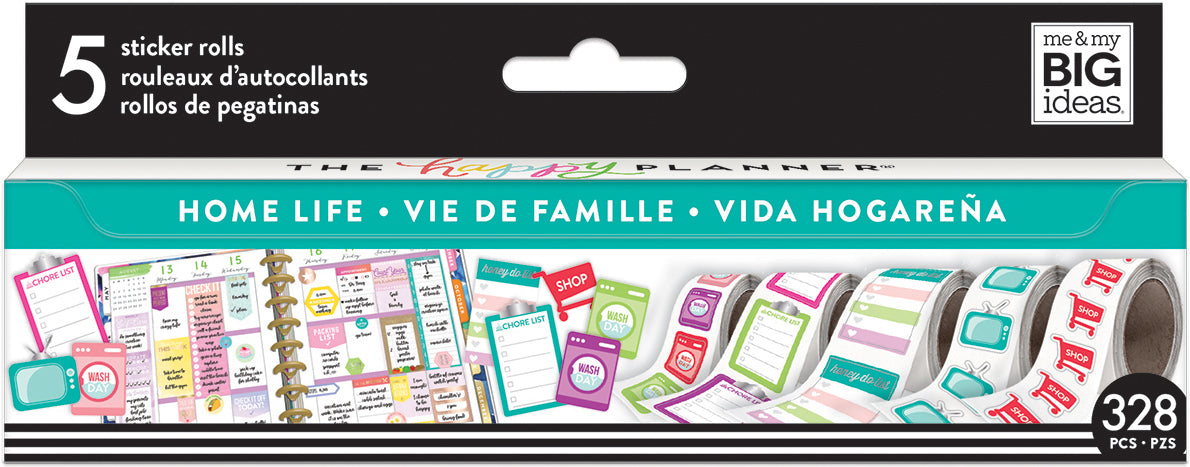 Happy Planner Sticker Roll - Home Life