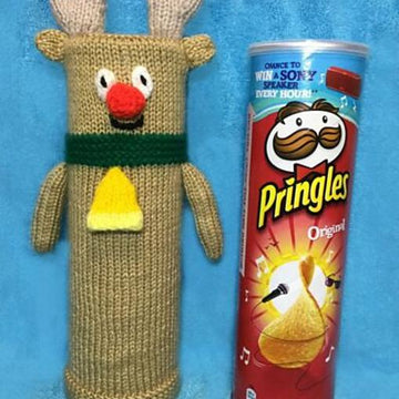 Reindeer Pringles Holder