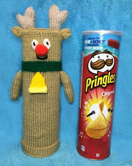 Reindeer Pringles Holder