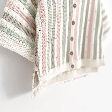 12-24 months - STRIPY Crochet Jacket Pattern