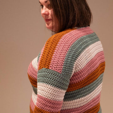 Striped Crochet Sweater