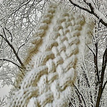 Winter Cable Scarf