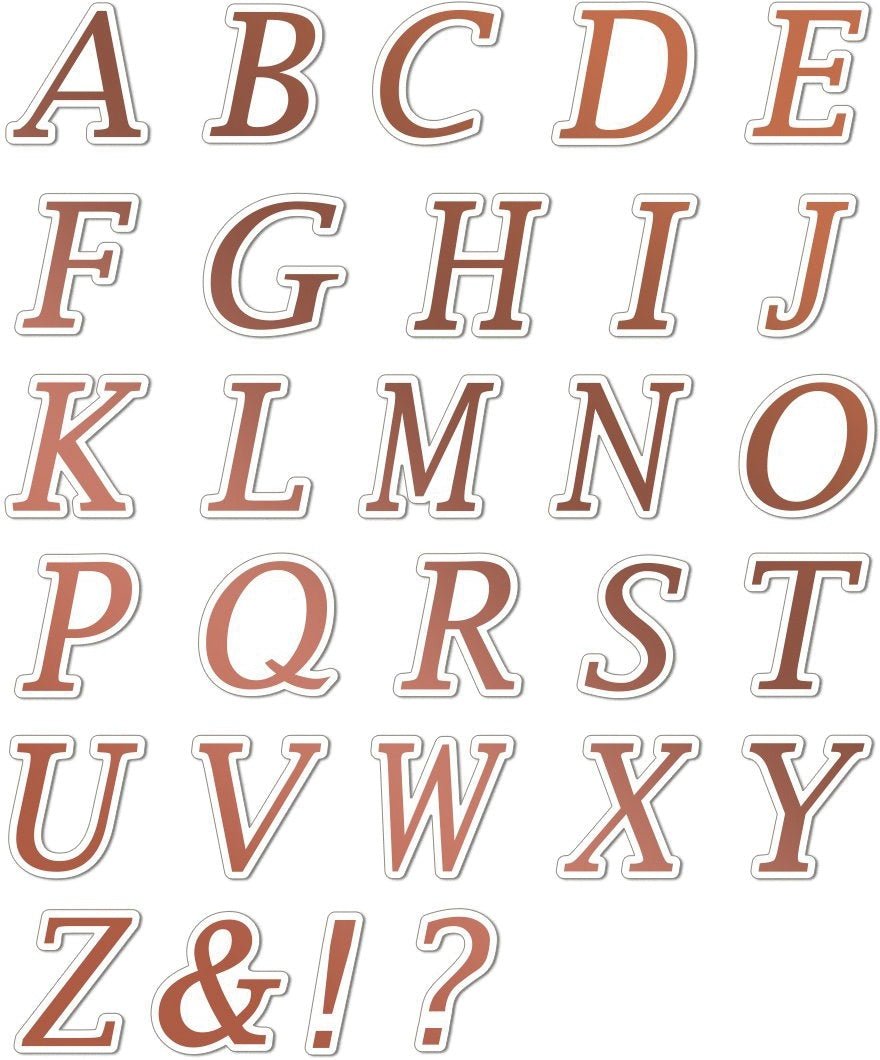Artdeco Creations Couture Creations Cut, Foil & Emboss Nesting Dies - Alphabet