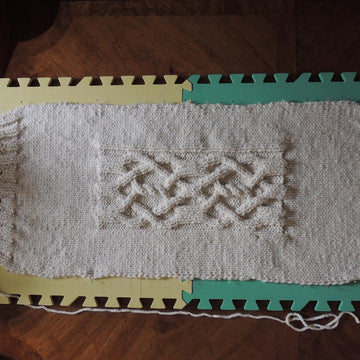 Twists and Cables Cushion Cover