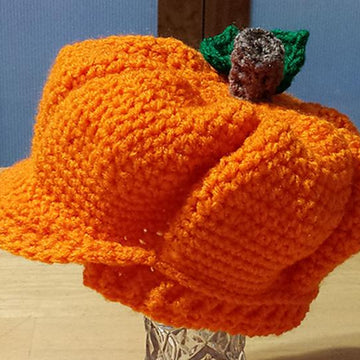 Pumpkin Newsboy Cap