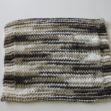 Twisted Stockinette Stitch Dishcloth