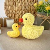 Crochet duck plush pattern amigurumi toy