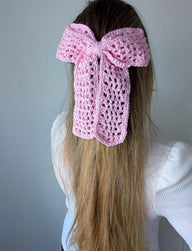 Crochet Soft Pink Bow Pattern