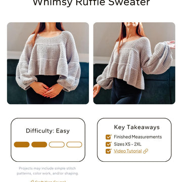 Whimsy Ruffle Sweater