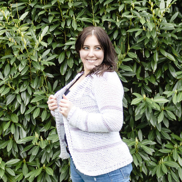 Stripe into Spring Cardigan