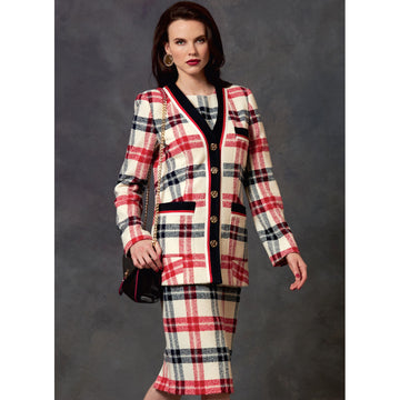 Vogue Misses'/Misses' Petite Jacket, Dress and Skirt V1643 - Sewing Pattern