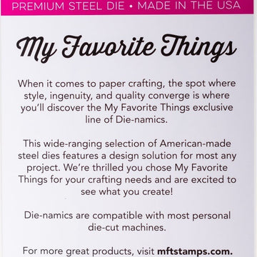 My Favorite Things Die-namics Die - All The Encouragement