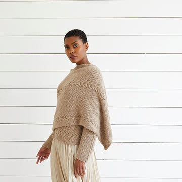 "Ella" - Jacket Knitting Pattern For Women in Debbie Bliss Aymara by Debbie Bliss in Debbie Bliss - DB328 - Downloadable PDF