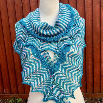 Straight and Arrow Shawl