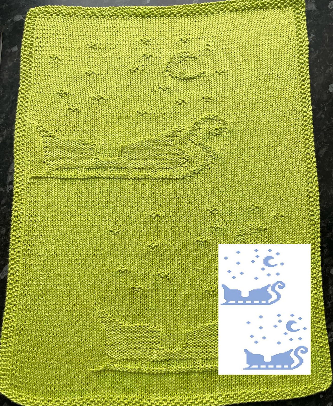 Nr. 843 – 25 – 5. Sleigh guest towel