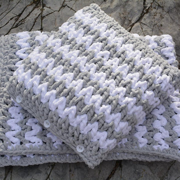 Glitter Path Blanket and Pillow Cover