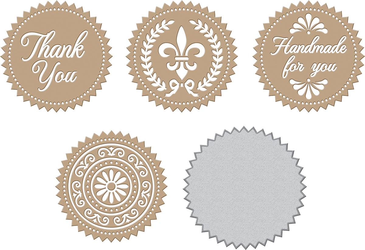 Spellbinders Glimmer Hot Foil Plate - Elegant Foil Seals