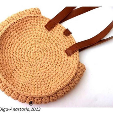 Bright summer bag with cornflowers