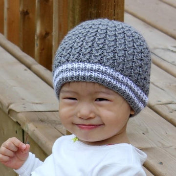 Mock Cables Baby Hat