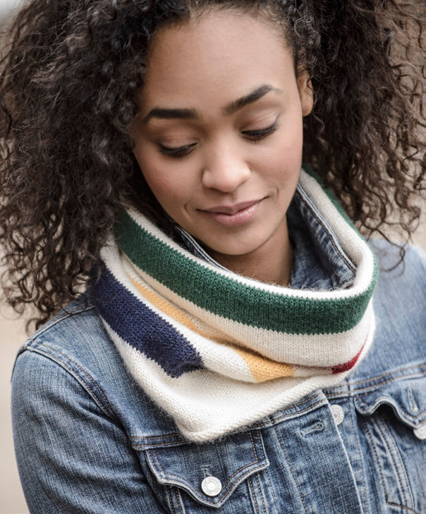 Albany Cowl in Blue Sky Fibers Sport Weight - 201710 - Downloadable PDF