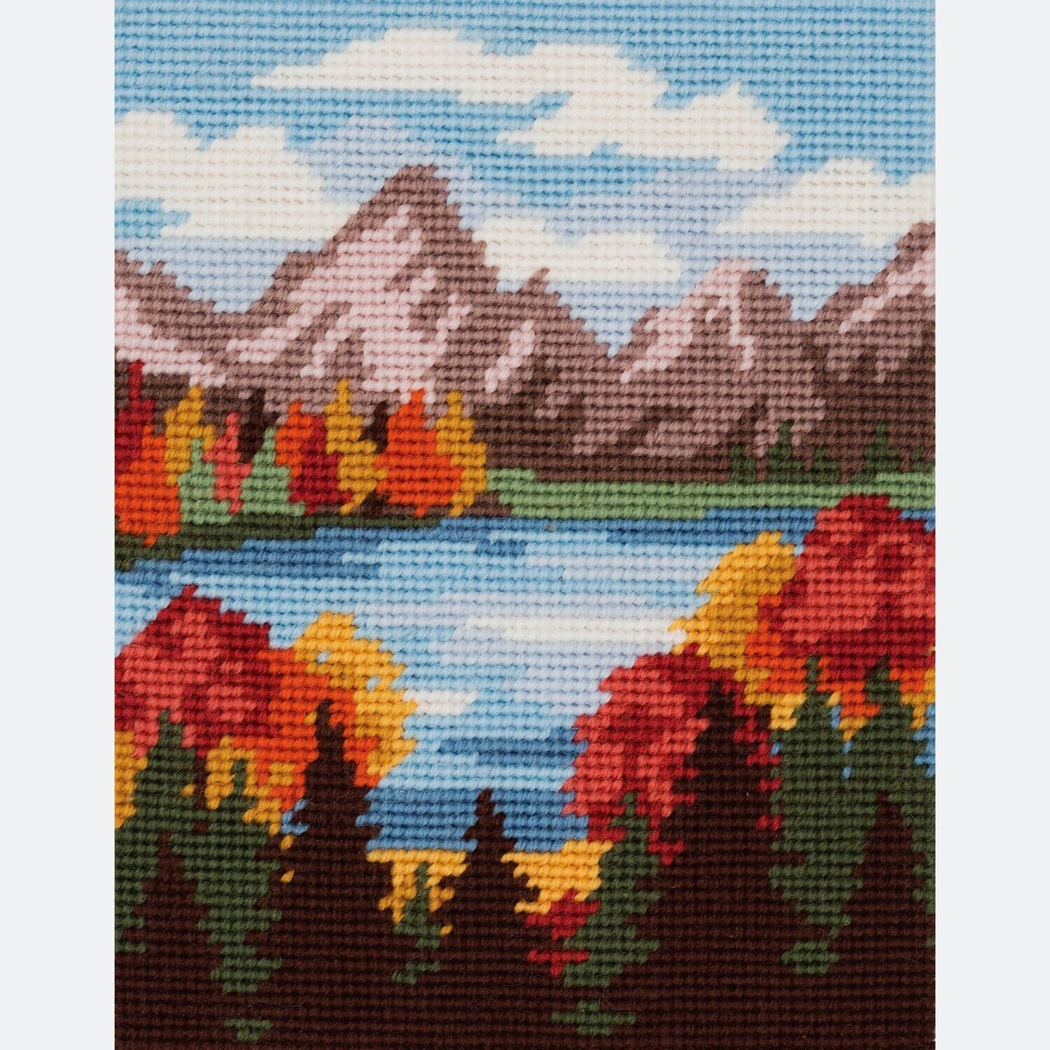 Anchor Autumn Mountains Tapestry Kit - 14 x 18 cm