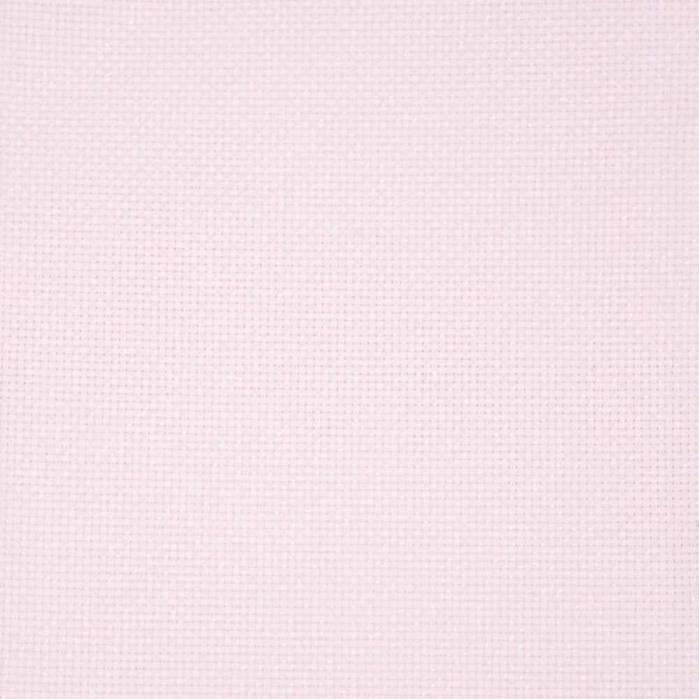 DMC 14 Count Iridescent Aida Baby Pink 21" x 39"