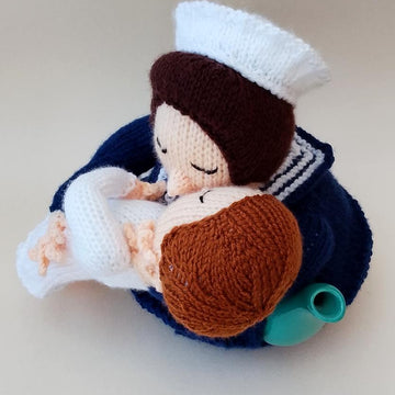 End of the War Kiss Tea Cosy