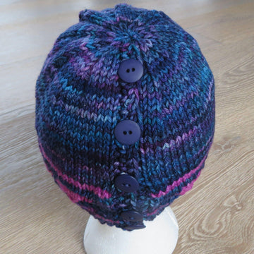 Valentine Hearts Ponytail Hat
