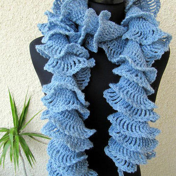 Double Ruffle Scarf Tutorial