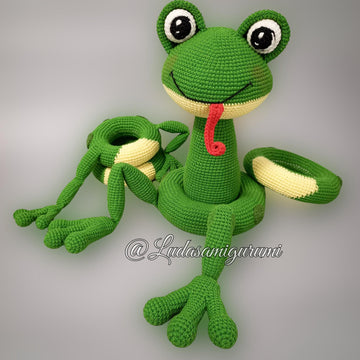 Frog stacking toy