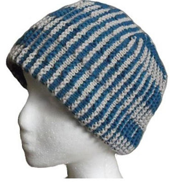 Double Stripes - Illusion Knit Hat