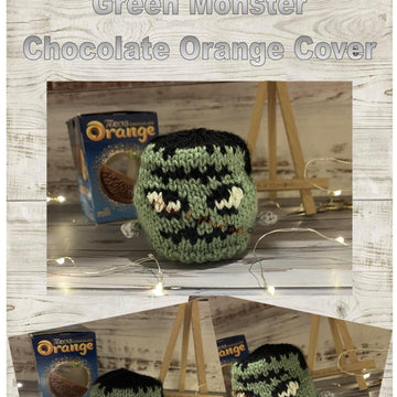 Green Monster Chocolate Orange Cover Knitting Pattern