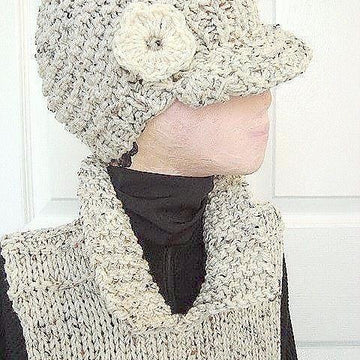 #90, KNITTED TABBARD VEST