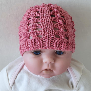 Briony - Baby’s lace beanie