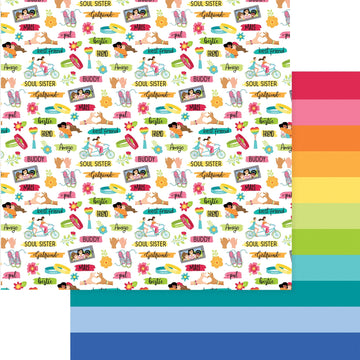 Photoplay Paper Best Friends Double-Sided Cardstock 12"X12" - Friendship