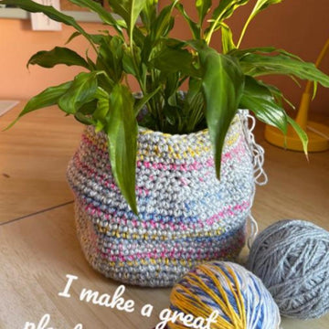 Combined Gift Basket & Plant Pot Cover