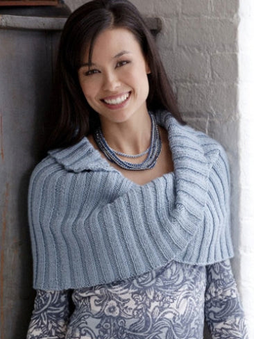 Moebius Wrap in Caron Simply Soft - Downloadable PDF