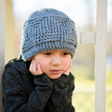 Textured Chevron Beanie