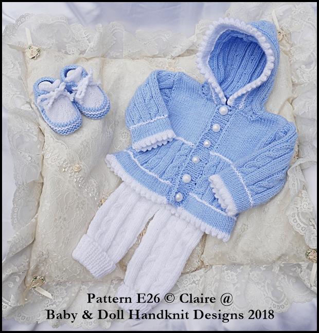 Picot Edged Hoody Set