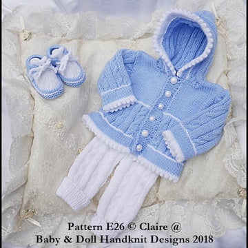 Picot Edged Hoody Set